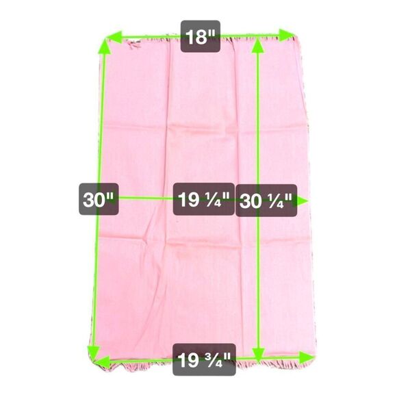 Fieldcrest Pink Kitchen Tea Towel 30" x 18" Cotton Rayon Linen VTG Made In USA - Picture 5 of 5